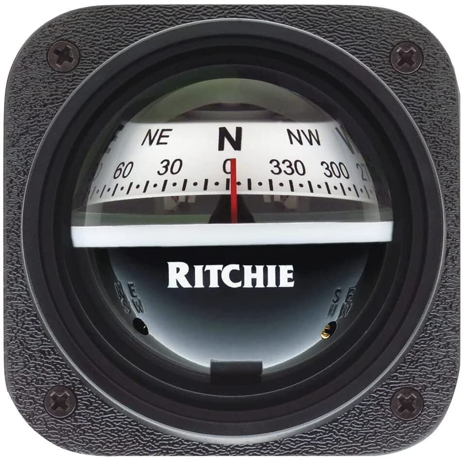 Ritchie V-527 Kayak Compass - Bulkhead Mount - White Dial