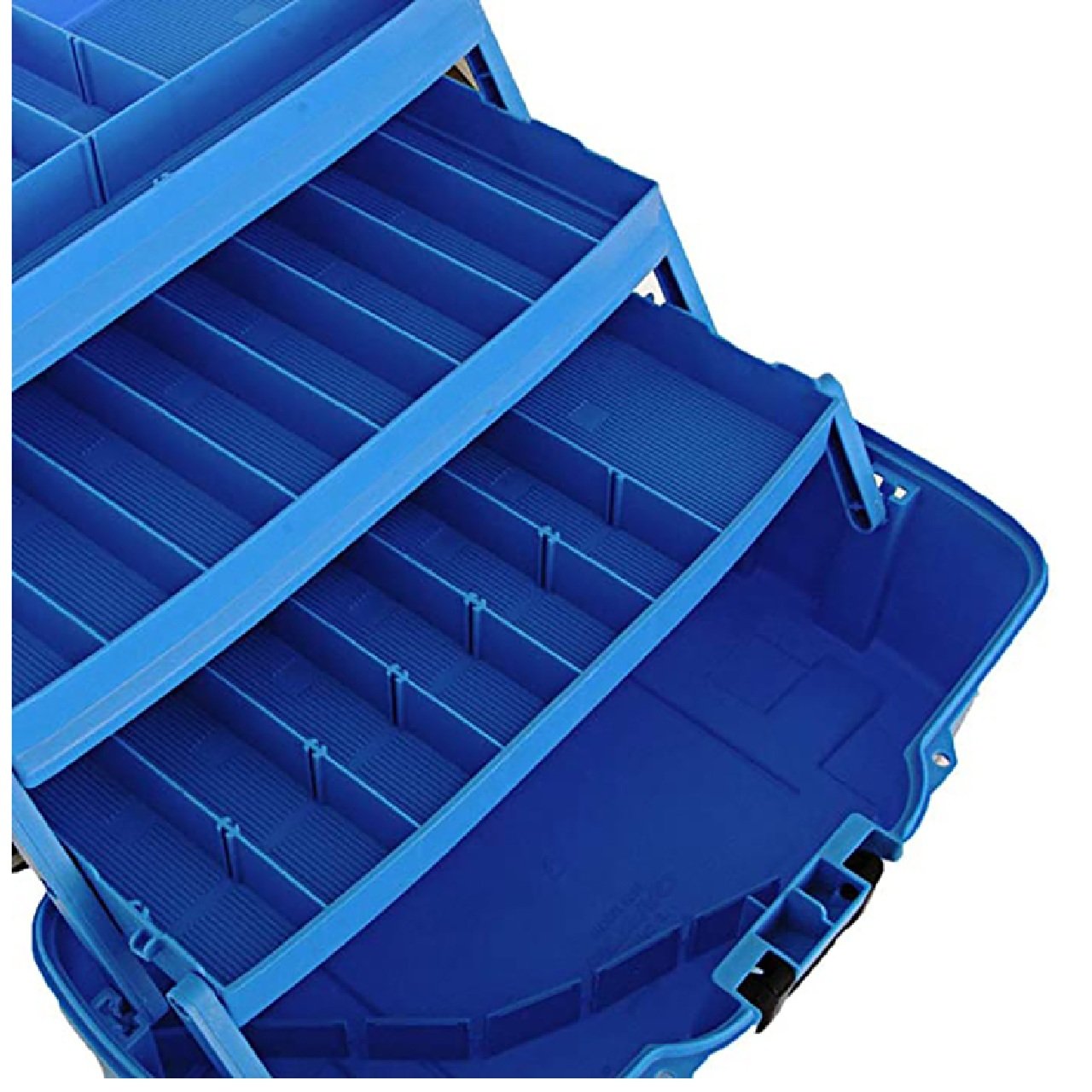 Plano 3-Tray Tackle Box w/Dual Top Access - Smoke & Bright Blue