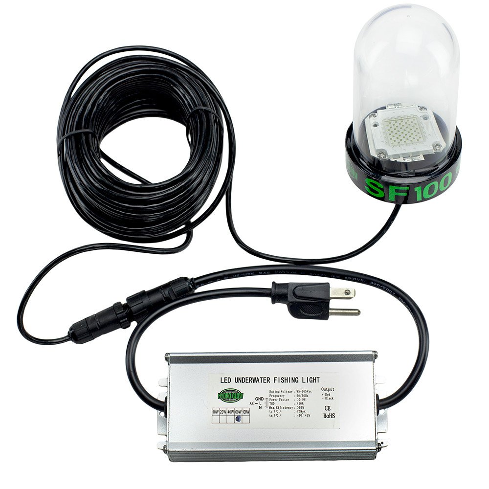 Hydro Glow 100W/120VVAC Underwater Dock Light - Green