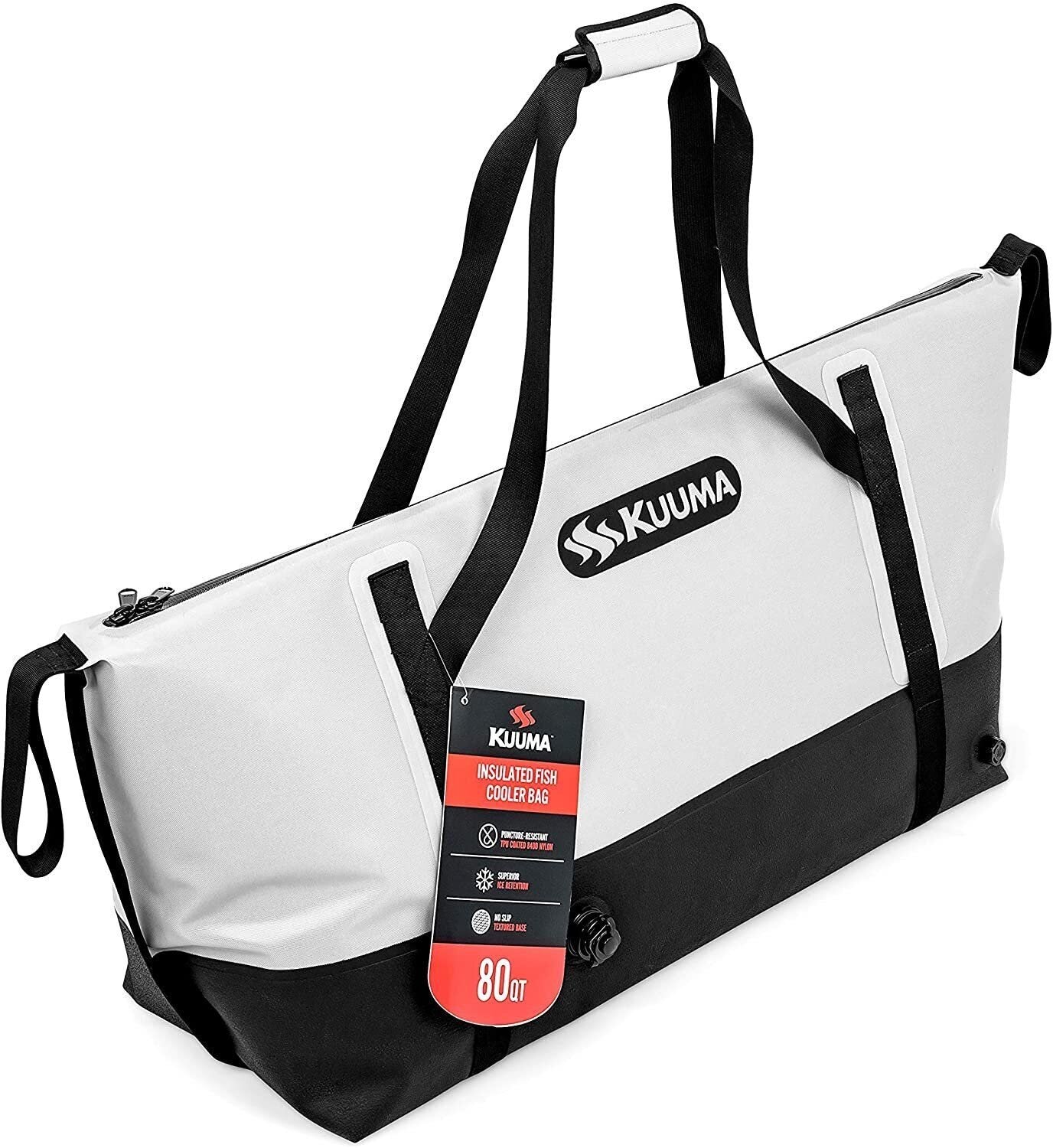Kuuma Insulated Fish Bag Heavy Duty 80 Quart with Drain Plug - (50180)