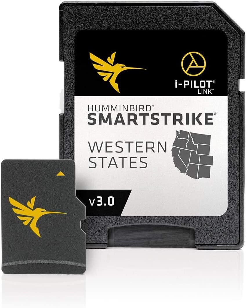 Digital GPS Maps Humminbird 600040-3 SmartStrike Western States V3 Micro Card