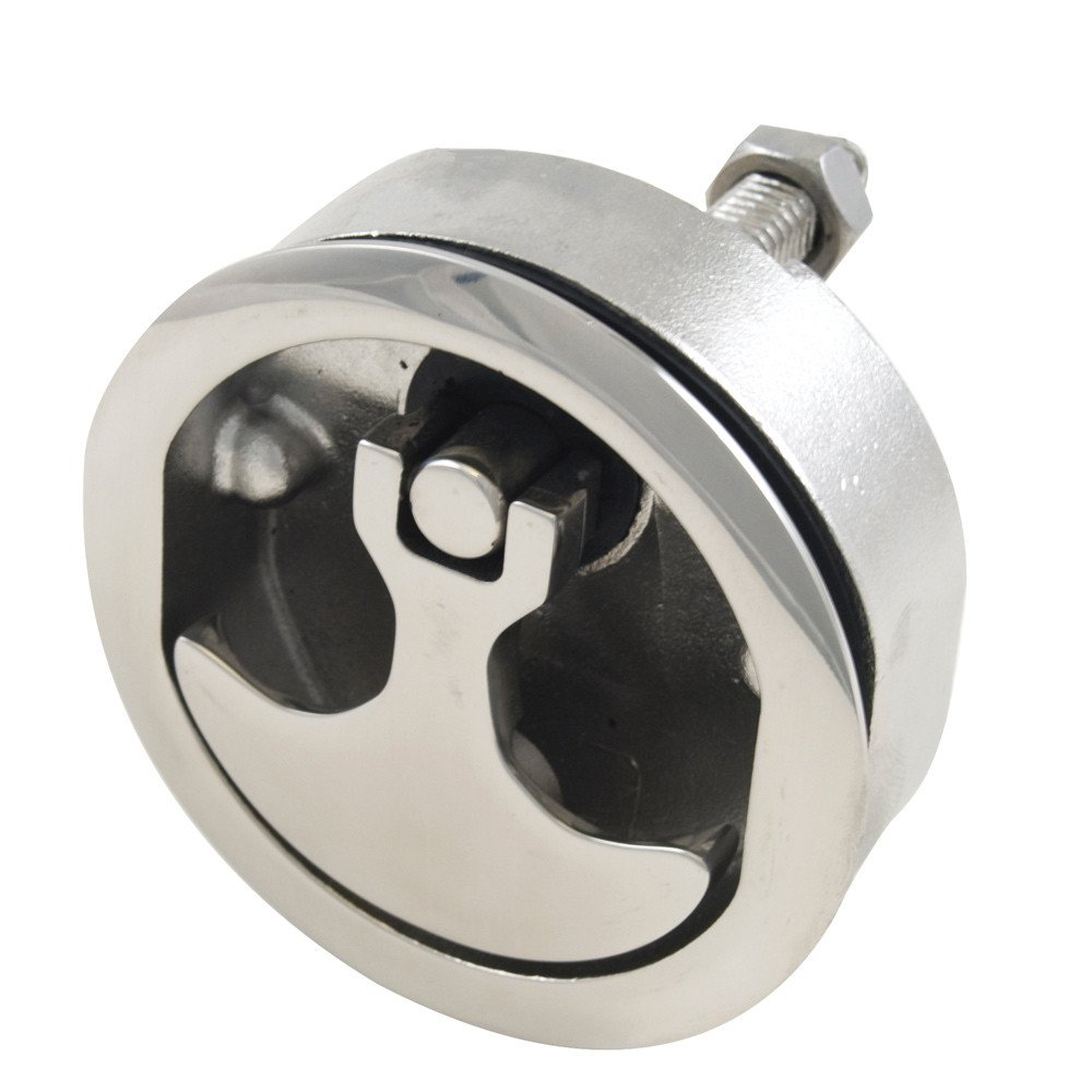 Whitecap Boat Handle Stainless Steel No-Locking 3" OD - 1/4 Turn Compression