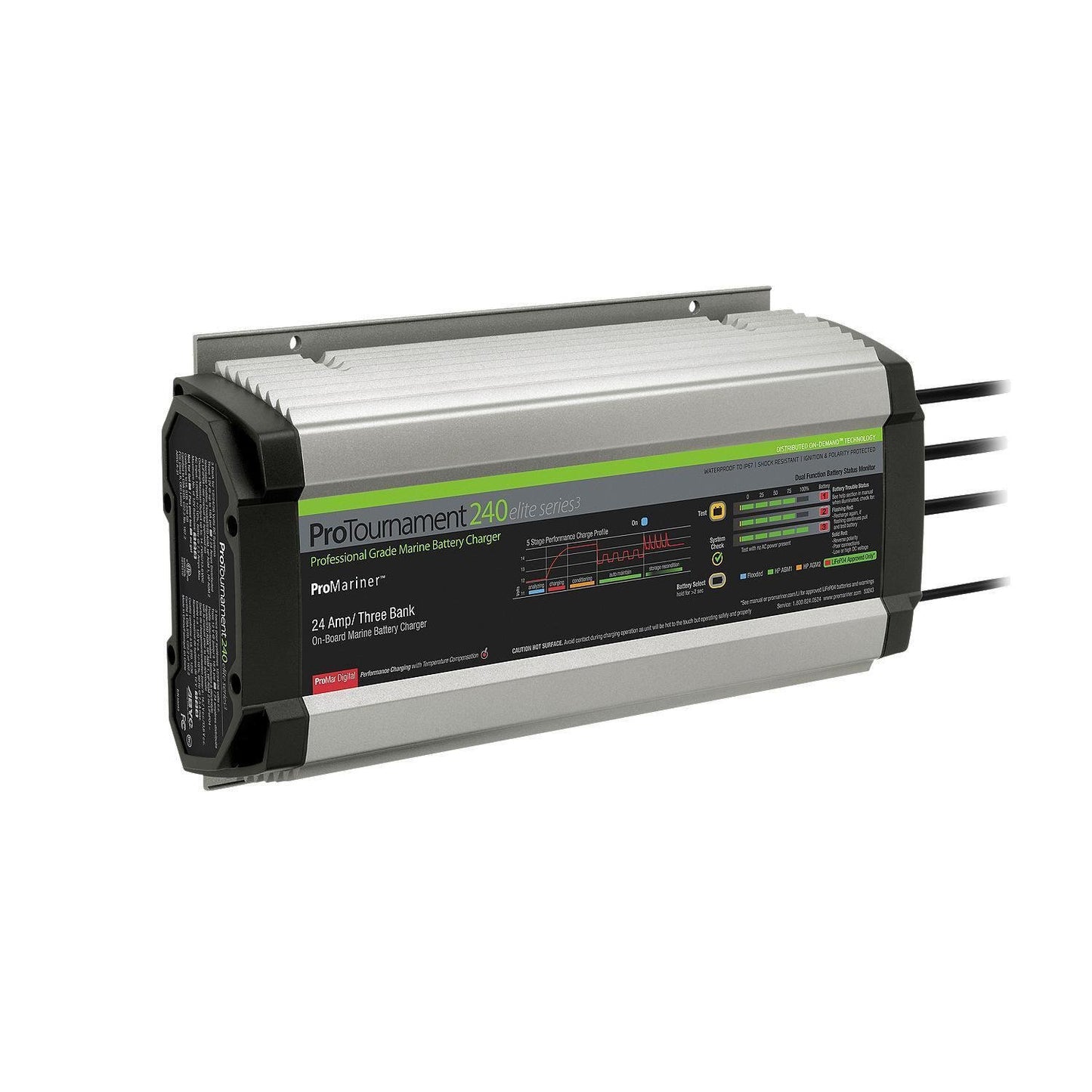 ProMariner ProTournament 240 Elite Series3 3-Bank On-Board Marine Battery