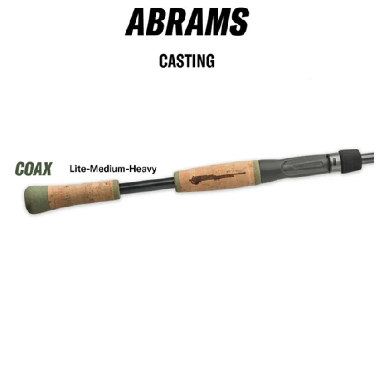 Kistler Abrams Coax 7'3" Light Medium Heavy Casting Fishing Rod