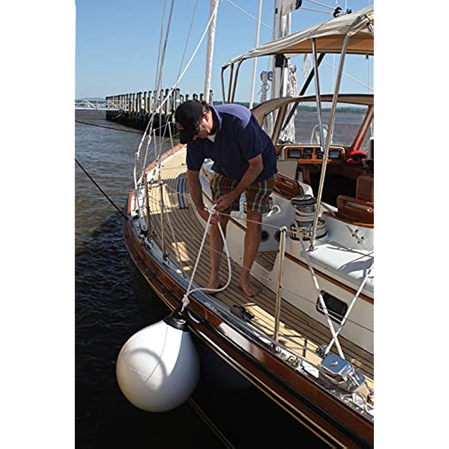 Taylor Made 21" Tuff End™ Inflatable Vinyl Buoy - Orange