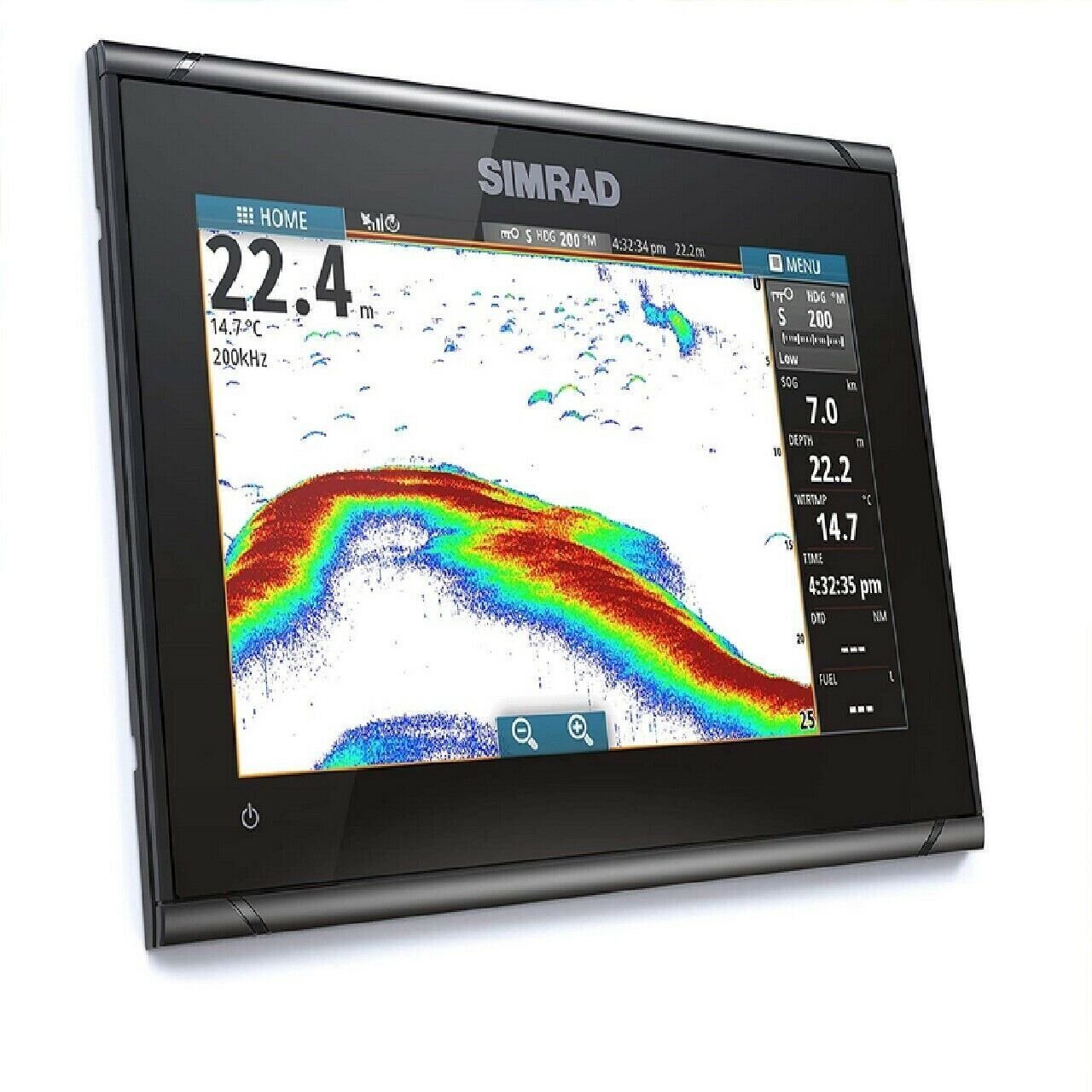 Simrad GO9 XSE-9-inch Chartplotter with HDI Transducer, C-MAP Discover Chart