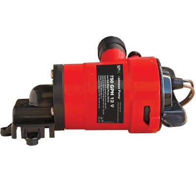 Johnson Pump #33703 Low Boy Bilge Pump, 750GPH, 12V
