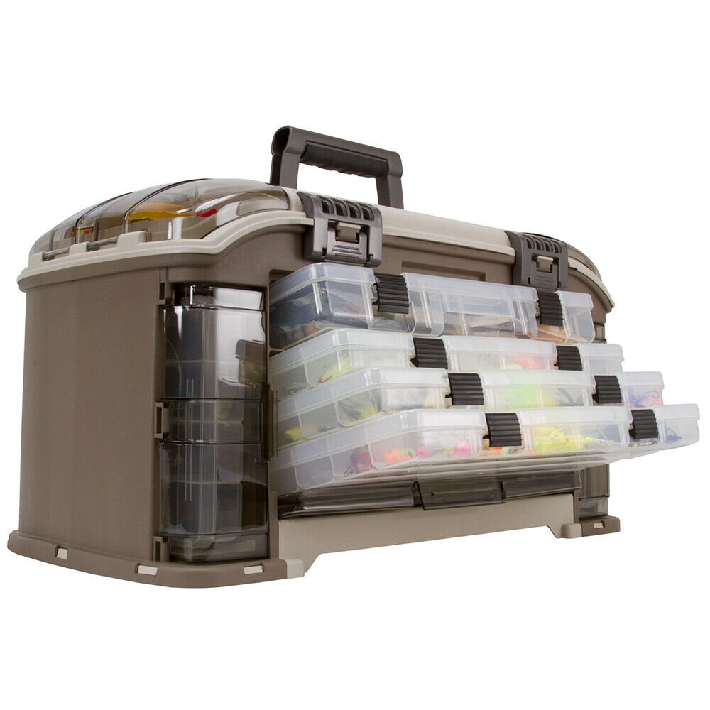 Plano Guide Series™ Angled Tackle System w/5-StowAways tackle box