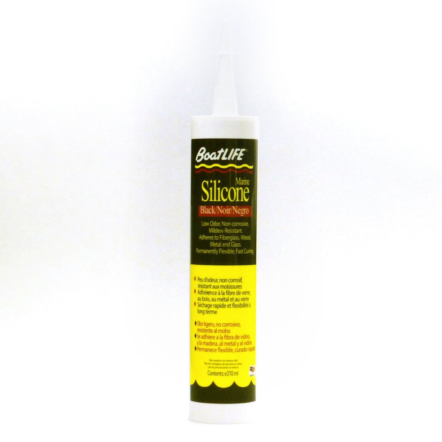 BoatLIFE Silicone Rubber Sealant Cartridge - Black 1152