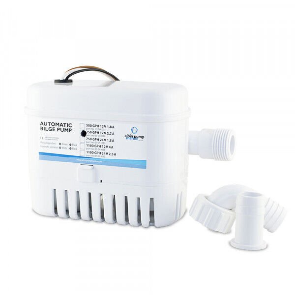 Albin Group Automatic Bilge Pump 750 GPH - 12V 01-04-016
