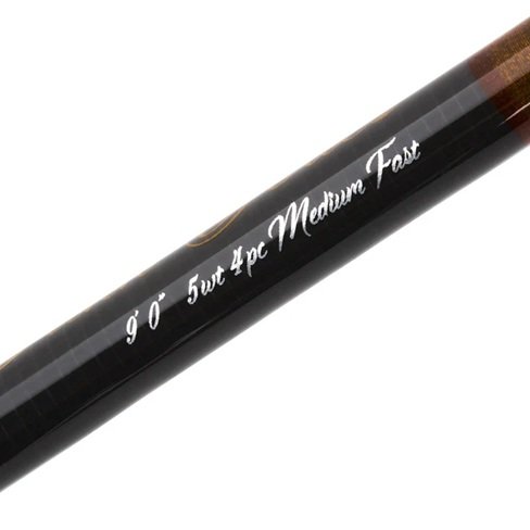 Kistler Bakk Series Fly Fishing Rod | 4 Piece 9'-0" | 5-WT Med-Fast