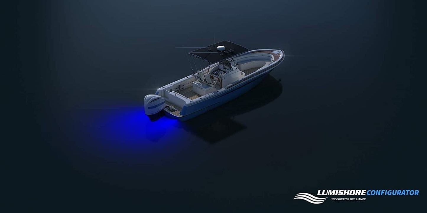 Underwater Boat Light Lumishore Smx11 White Surface Mount,