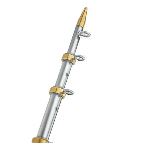 TACO 15' Telescopic Outrigger Poles HD 1-½" - Silver/Gold