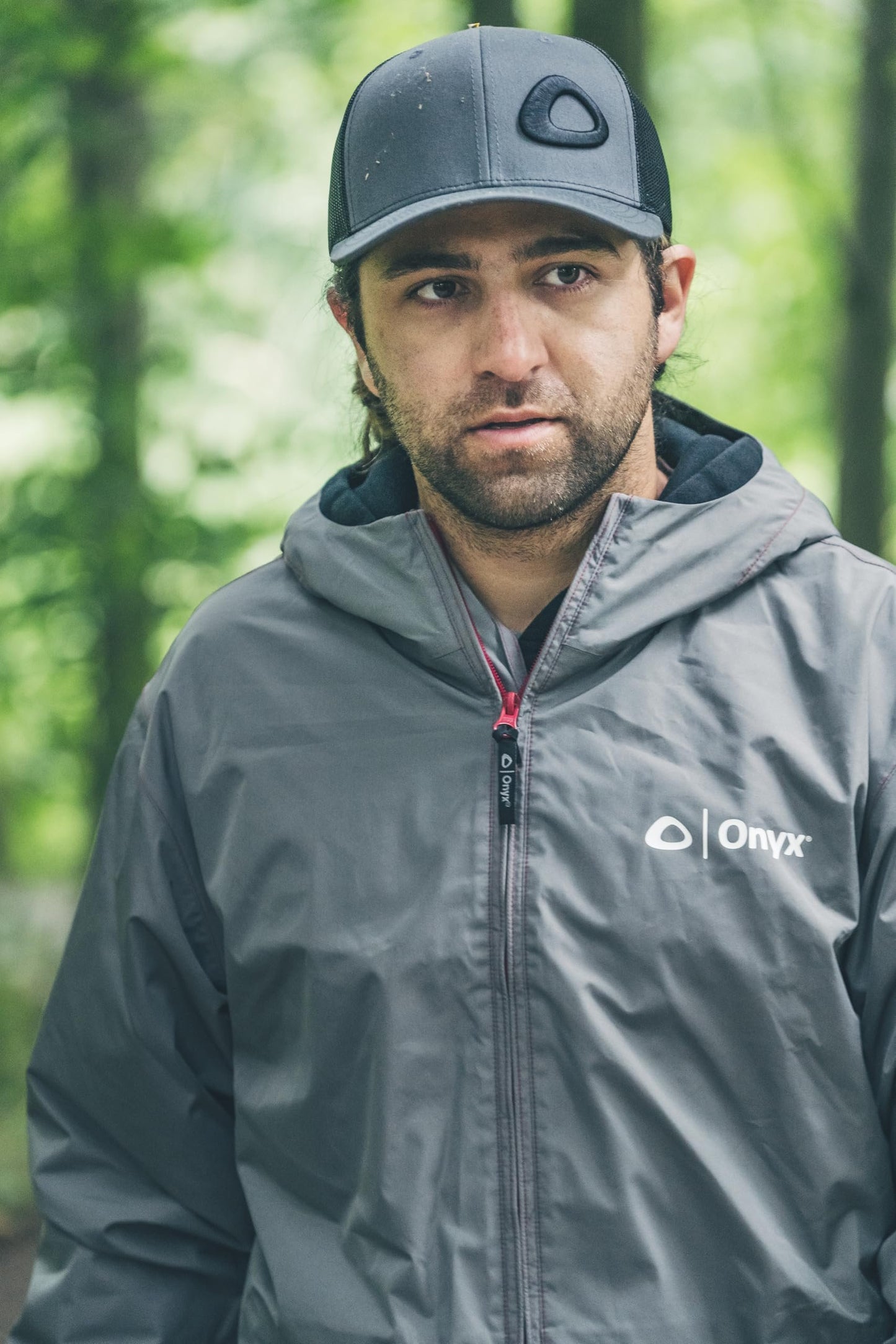 Onyx Essentials Men's Marine/Boat Rain Jacket, Grey- XL