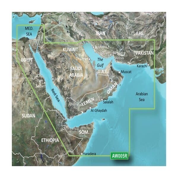 Garmin BlueChart® g3 HD - HAW005R - The Gulf & Red Sea - microSD™/SD™