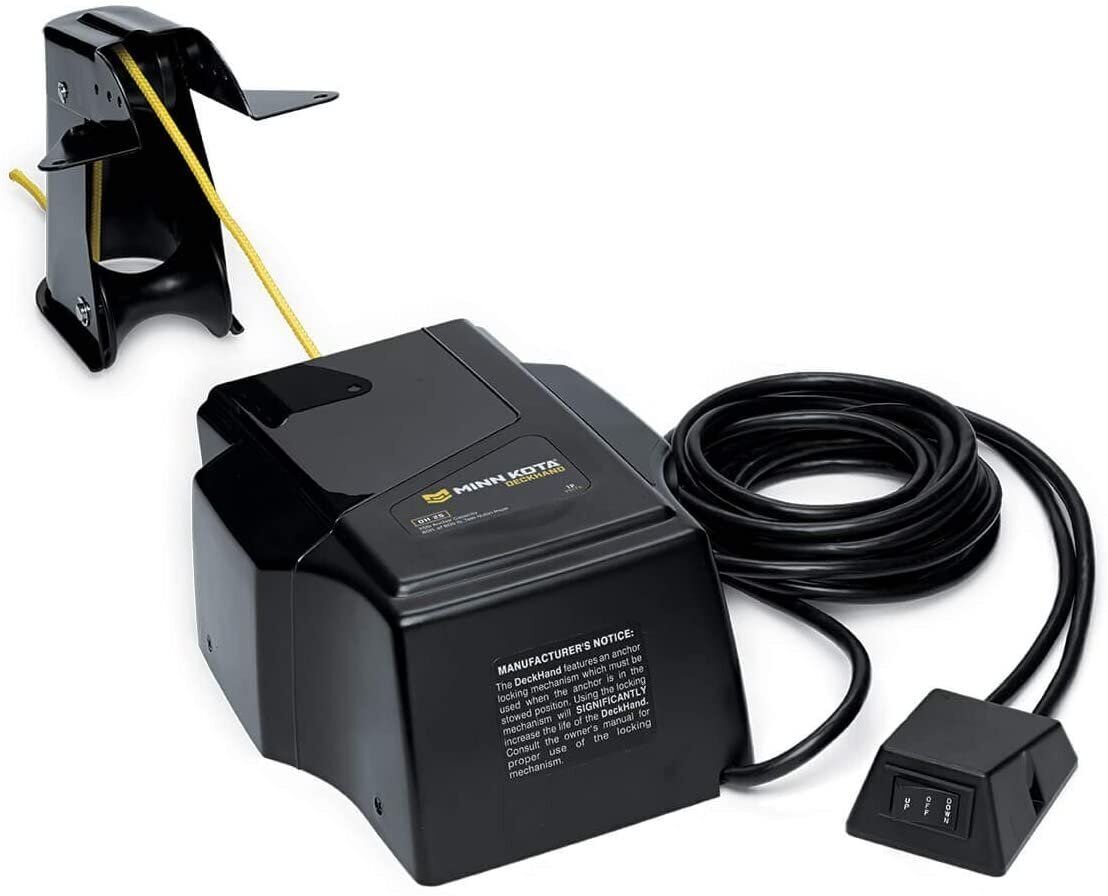 Minn Kota Deckhand 25R w/Corded Remote Anchor Winch 1810126 Black