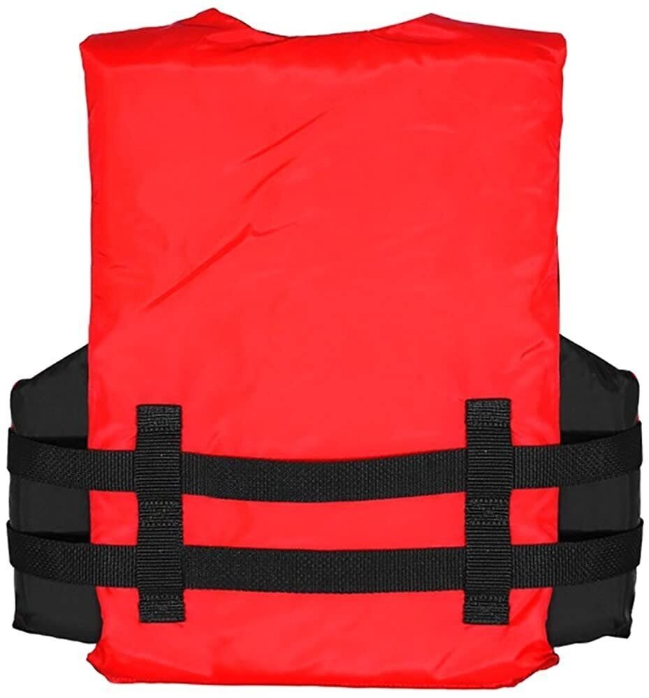 Airhead Youth Boating PFD Nylon Open Side - Red-50-90 lbs