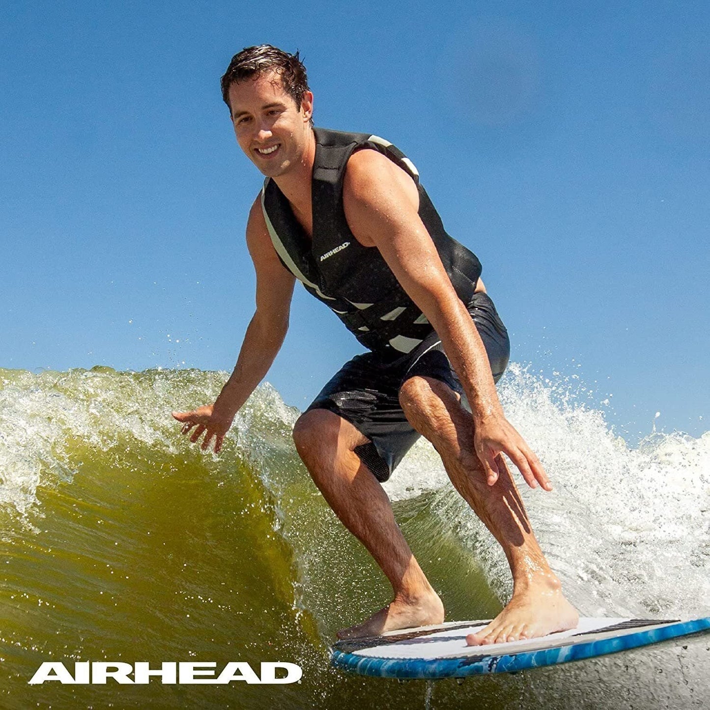 Airhead Orca Life Jacket/ Life Vest Soft Kwik-Dry Neolite Material