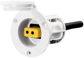 Cannon Downrigger Flush Mount Power Port (White)