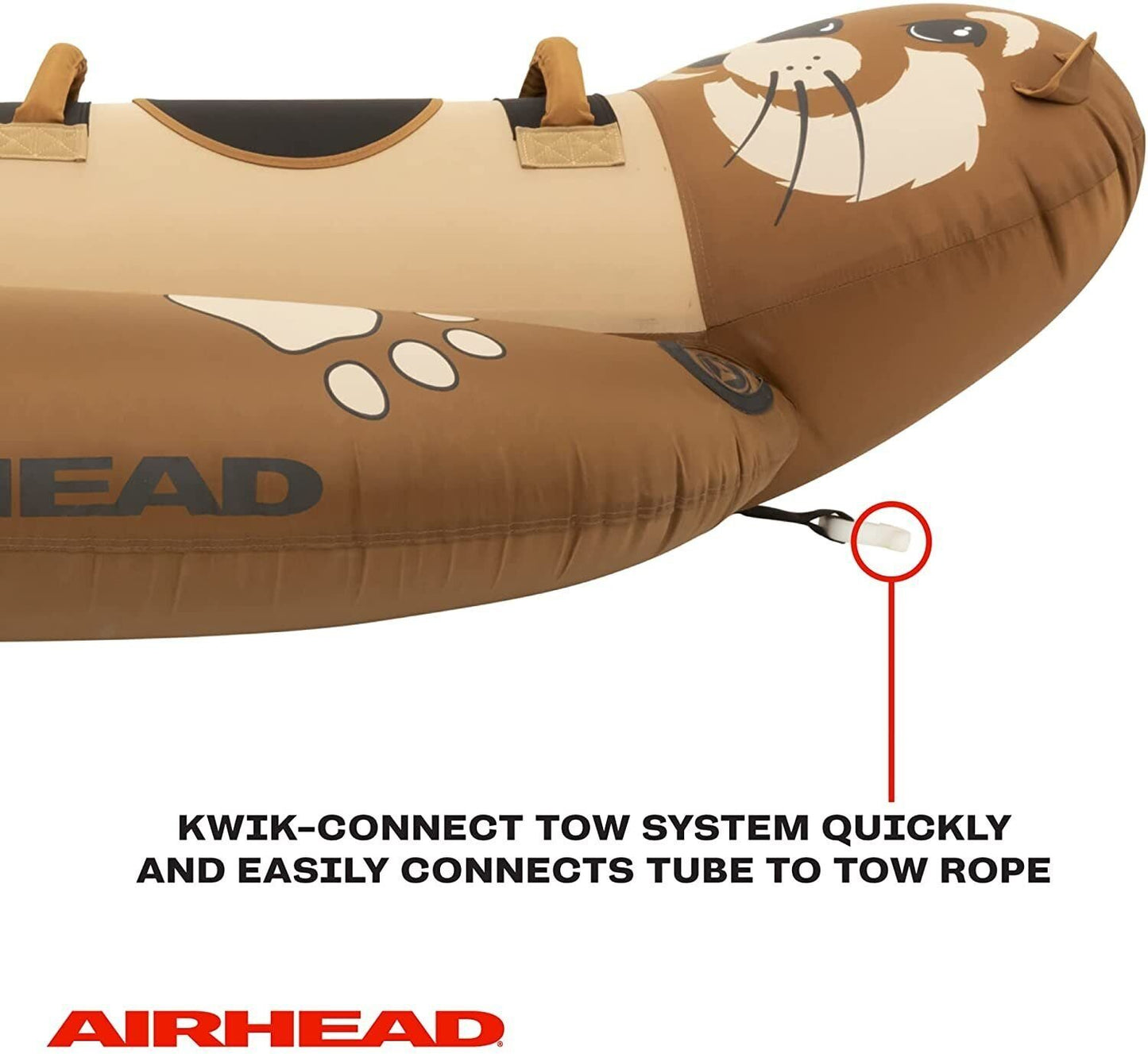 Towable Sea Otter AIRHEAD Towable Animal Tube | 1-3 Rider Towable Tube for...