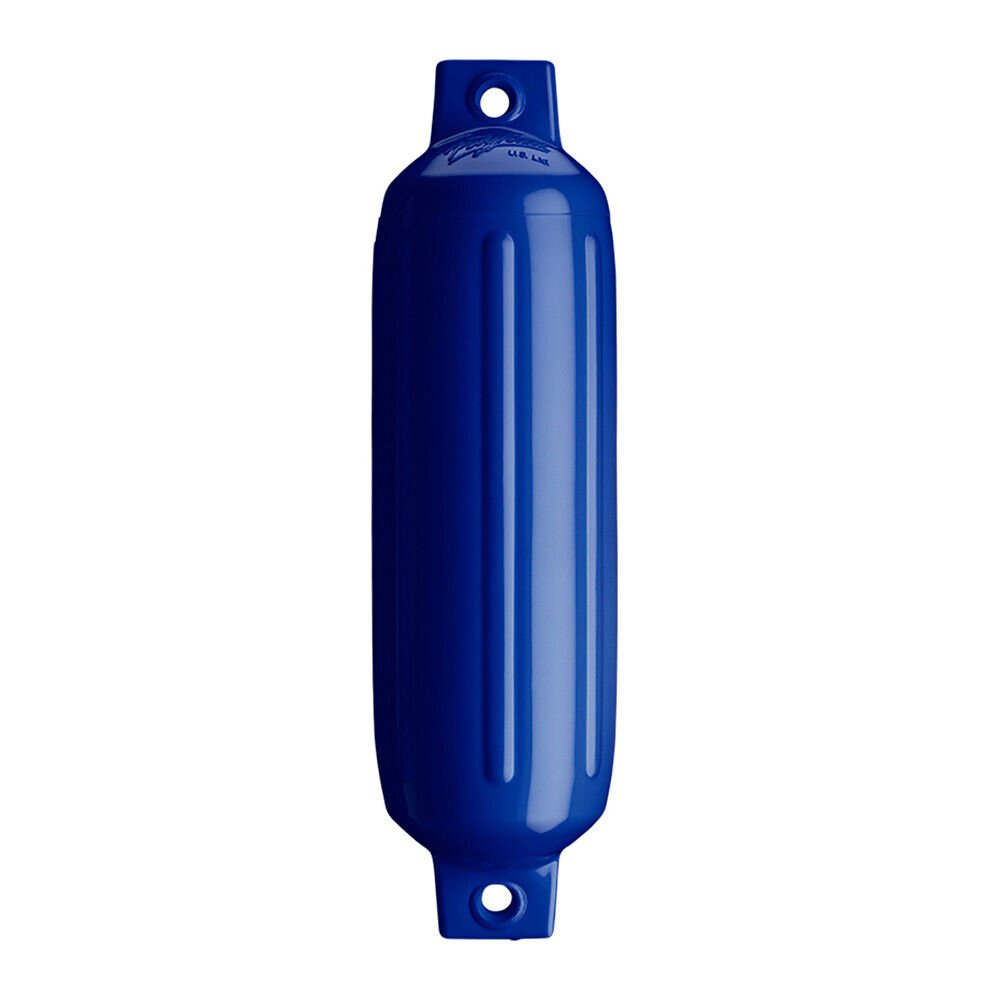 Polyform G-2 Twin Eye Boat Fender 4.5" x 15.5" - Cobalt Blue