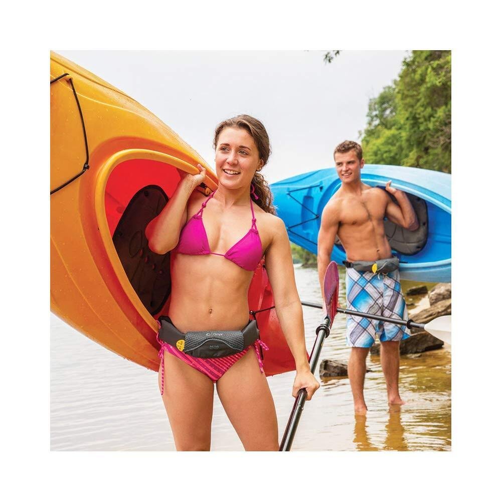 Onyx M-16 Manual Inflatable Belt Pack (PFD) - Grey