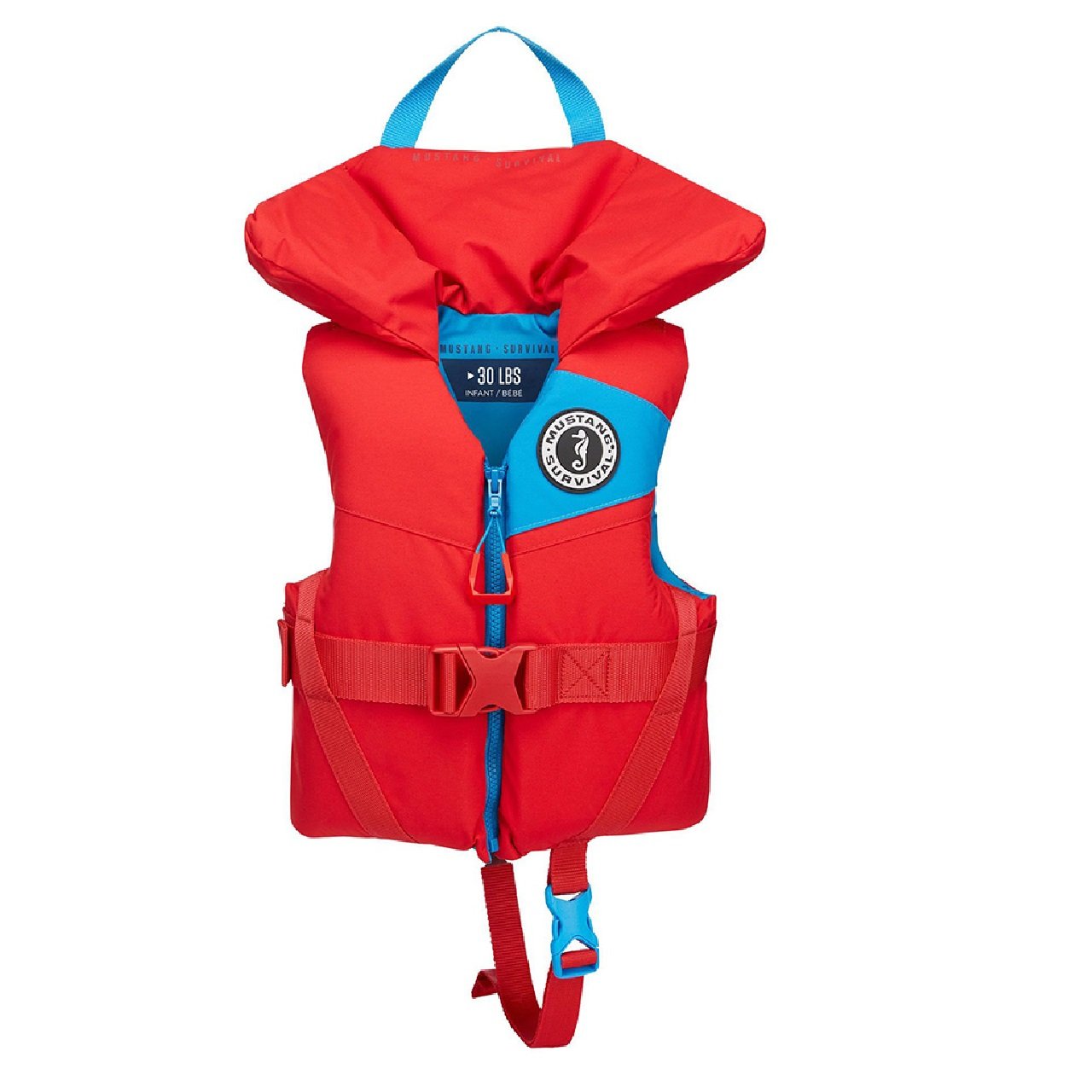 Mustang Lil' Legends Infant Foam PFD- Red - Infant