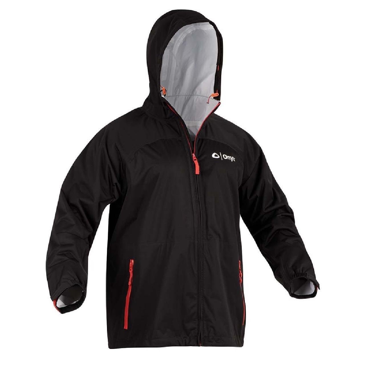 Rain Jacket Onyx Hydromax Men's Rain Jacket, Large Black