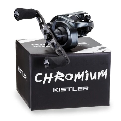 Kistler Feather Chromium Casting Fishing Reel | Left Hand |7.3:1 Black