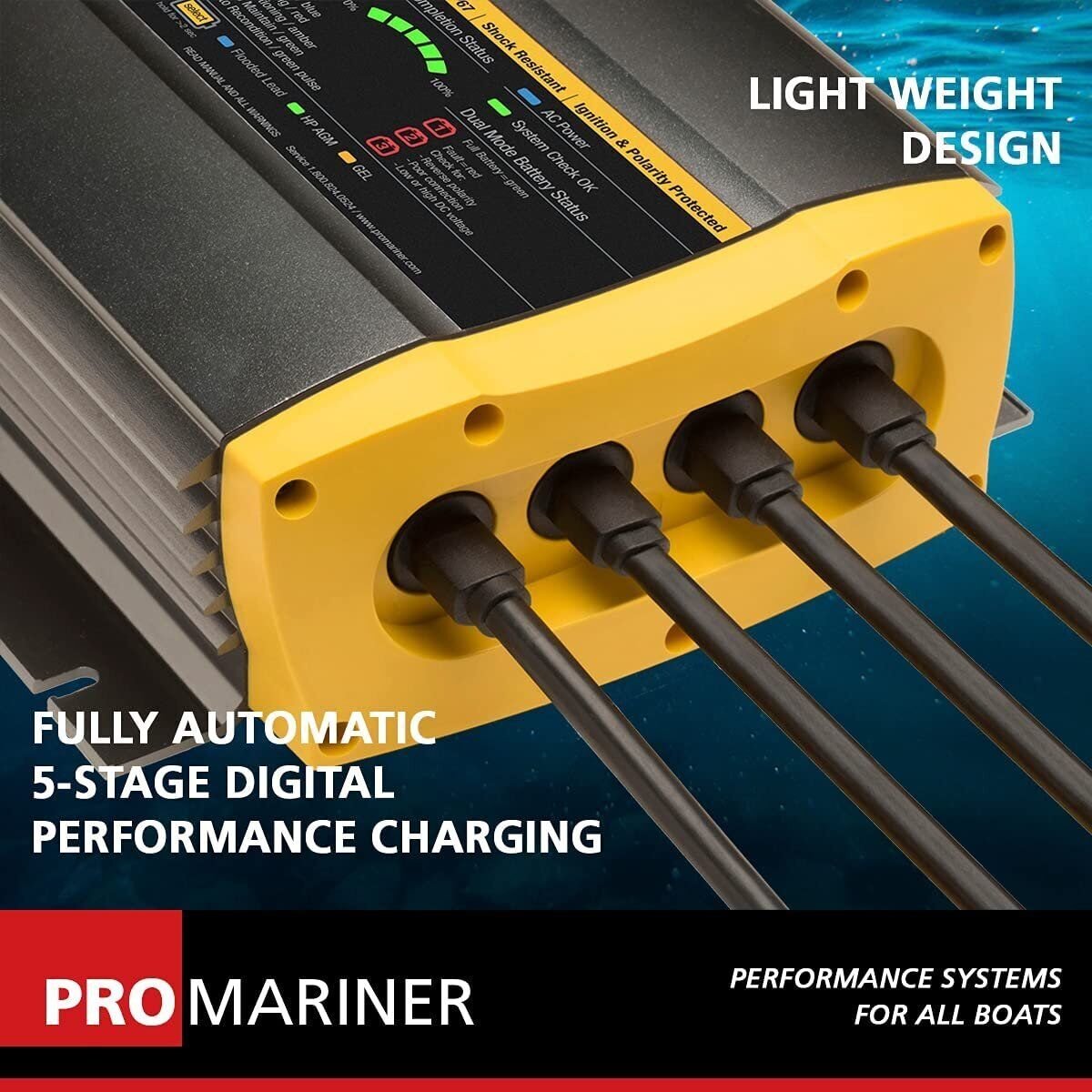 ProMariner ProSportHD 20 Plus Gen 4 - 20 Amp - 3 Bank Battery Charger 44021