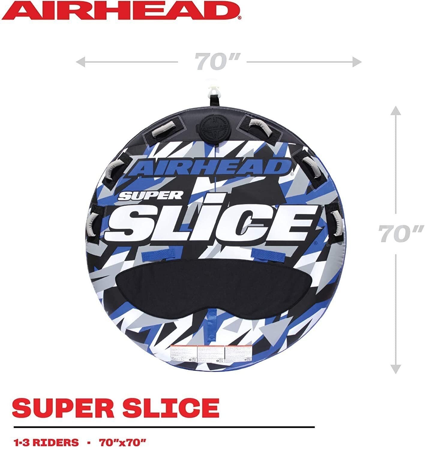 Towable AIRHEAD Super Slice, for Boating with 1- Rider