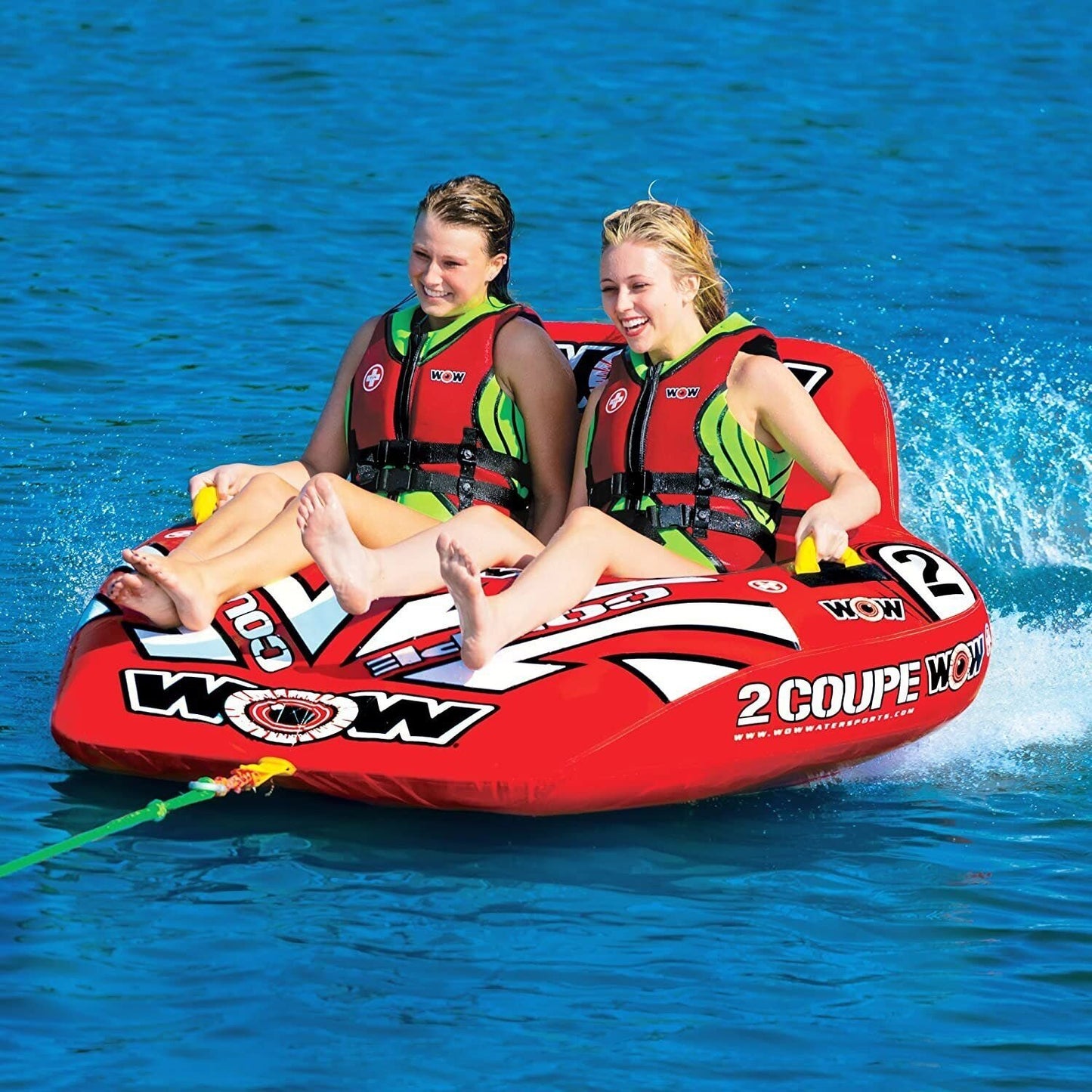 WOW Coupe Cockpit 2 Person Inflatable Towable Cockpit Tube for Boating,