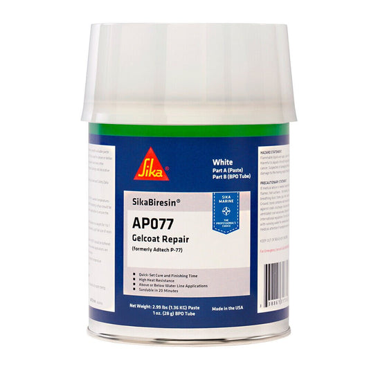 Sika 611547 SikaBiresin AP077 Plus BPO Cream Hardener Quart Sealants, White