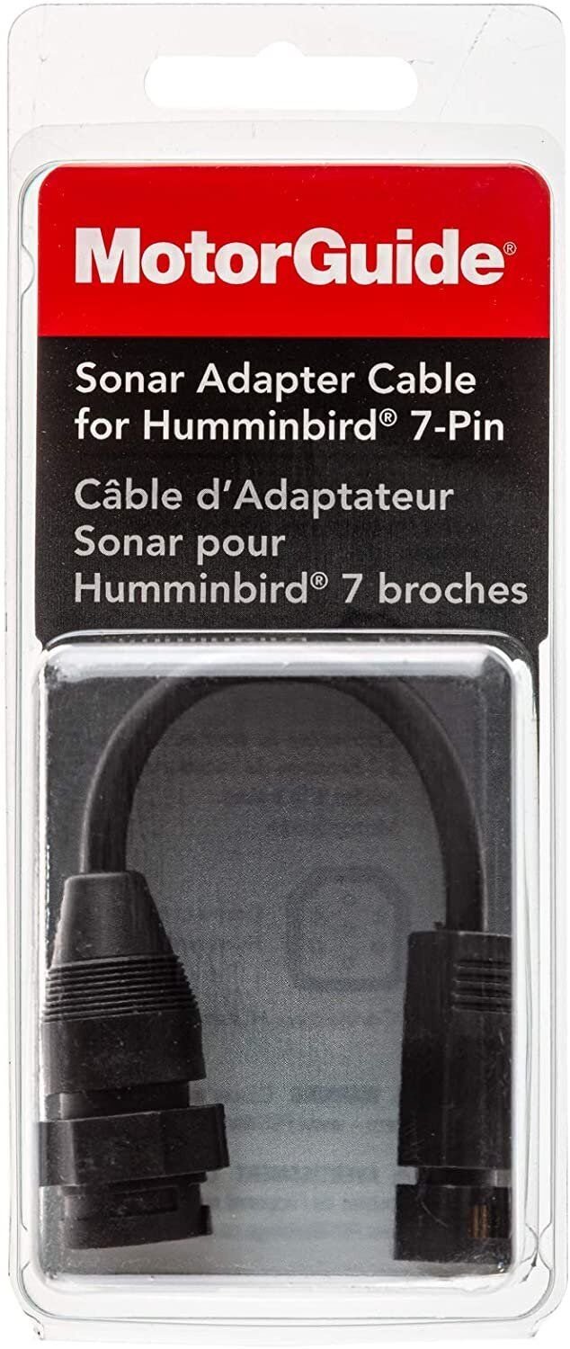 Humminbird 7-Pin Sonar Adapter Motorguide Tour Series Sonar Ready , Black