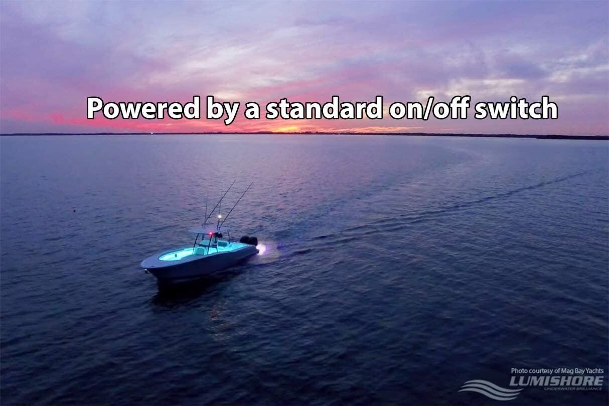 Underwater Boat Light Lumishore Smx11 Blue Surface Mount