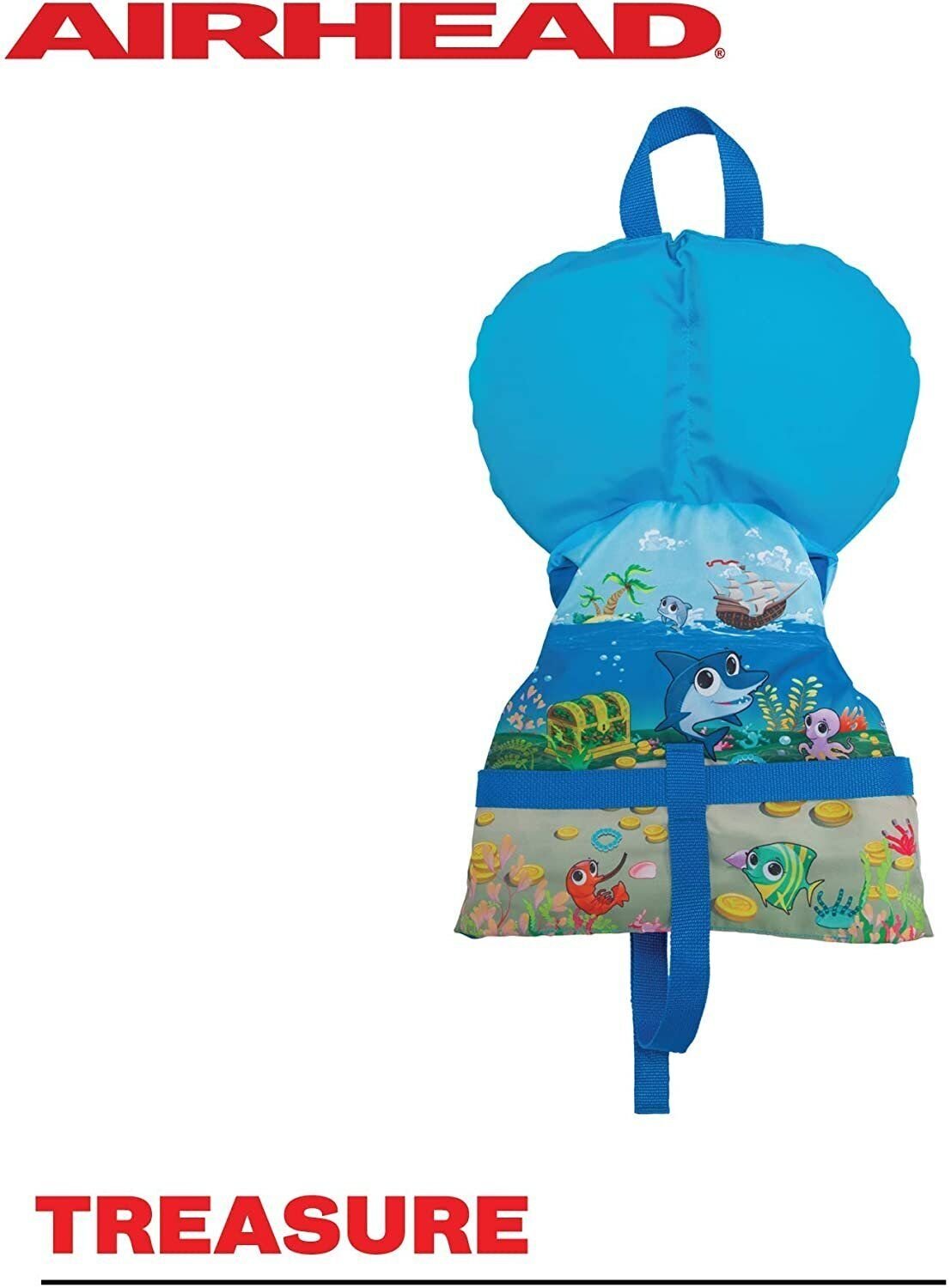 Life Vest Airhead Infant's Treasure Life Vest, Blue,