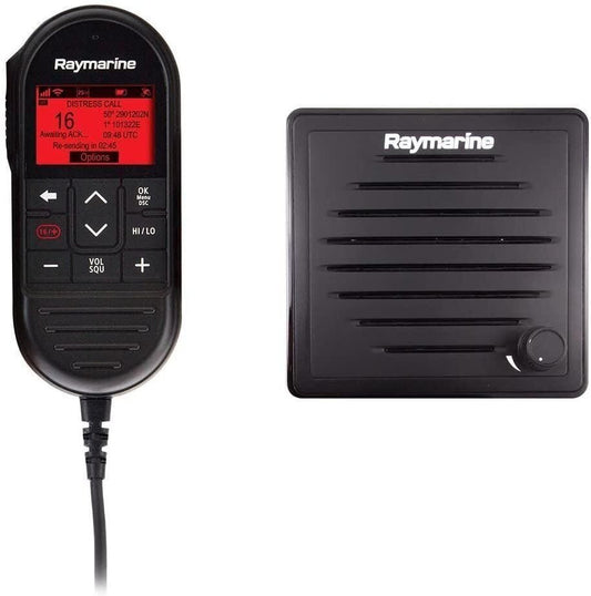 Raymarine Ray90 Wired Second Station Kit w/Passive Speaker, RayMic Wired Handset & RayMic Extension Cable - 10M