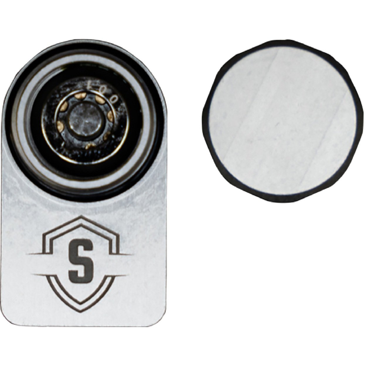 Secure Outdoors Elite Trolling Motor Lock - Single Fits Minn Kota QRB - Silver