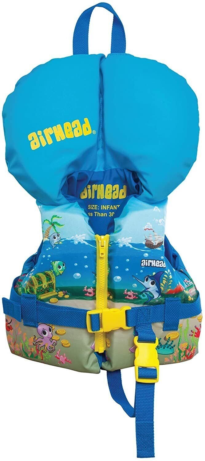 Life Vest Airhead Infant's Treasure Life Vest, Blue,