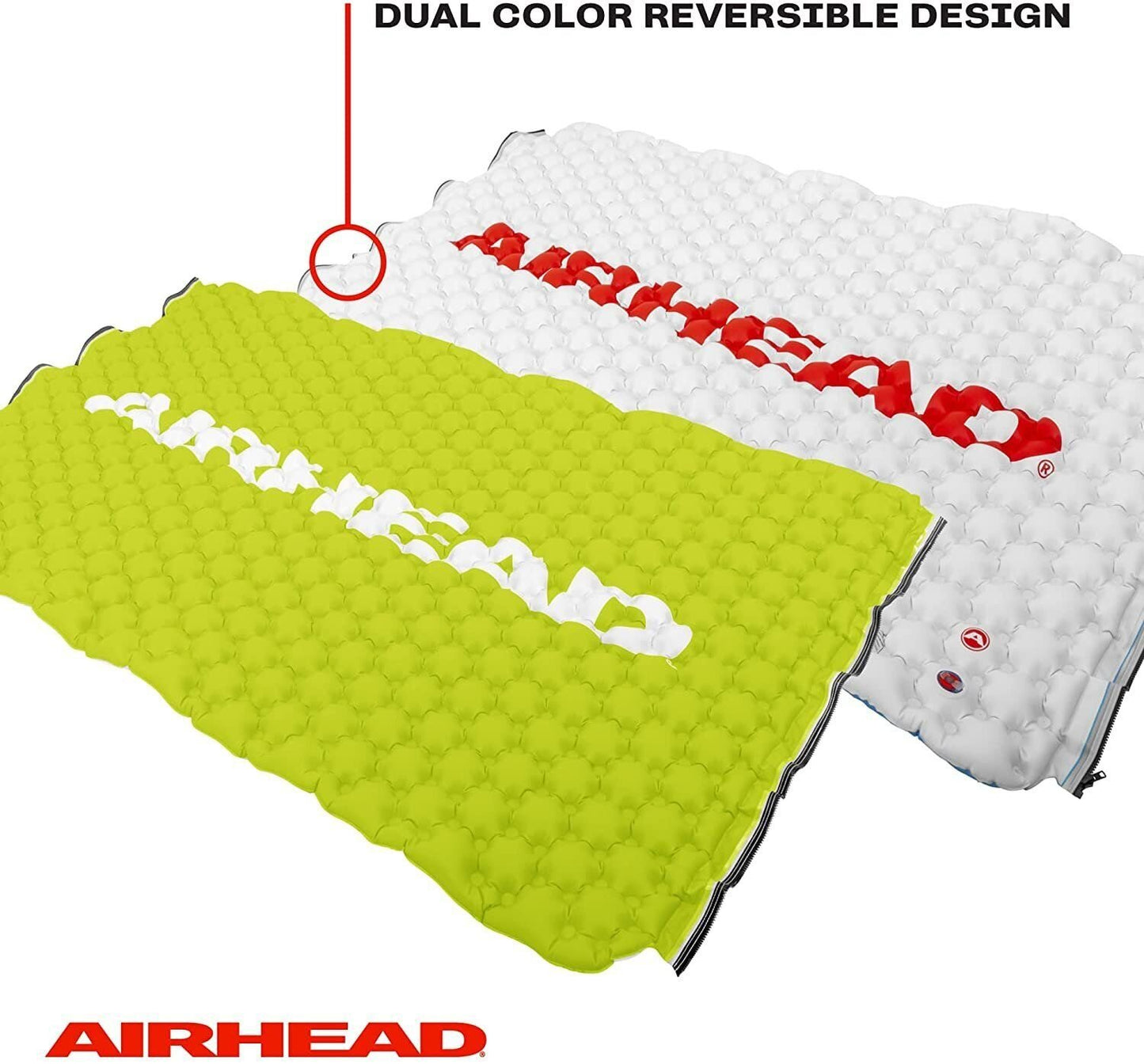 Airhead Air Island, Inflatable , 6' x 10' Deflated (1-6People) Lime