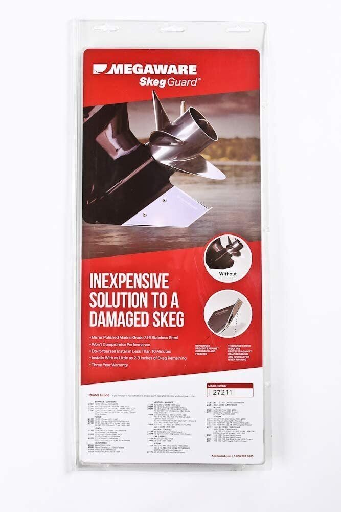 MEGAWARE SkegGuard 27021 Mercury Mercruiser Alpha 1 1985-1990