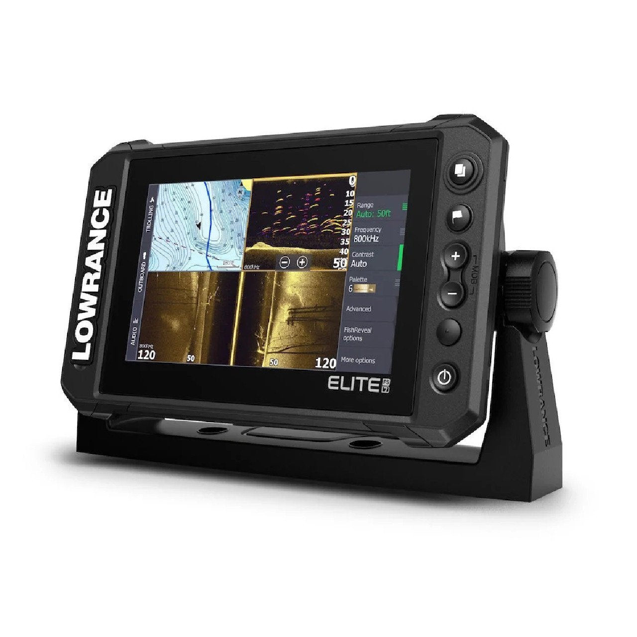 Lowrance Elite FS 7" US/Canada maps, No Xdcr Fishing System (000-15703-001)