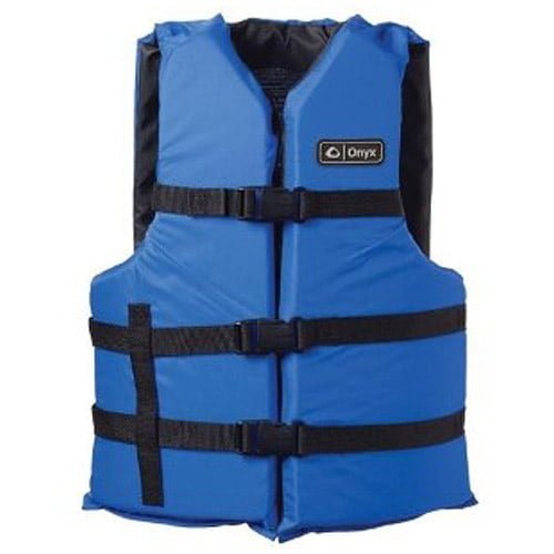 Onyx Nylon General Purpose Life Jacket - Adult Oversize - Blue