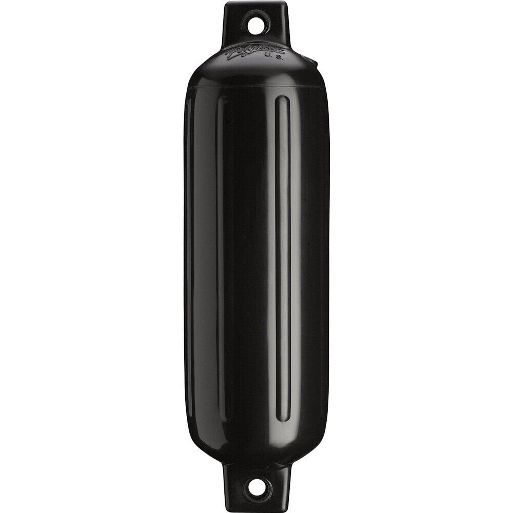 Polyform G-1 Twin Eye Boat Fender 3.5" x 12.8" - Black