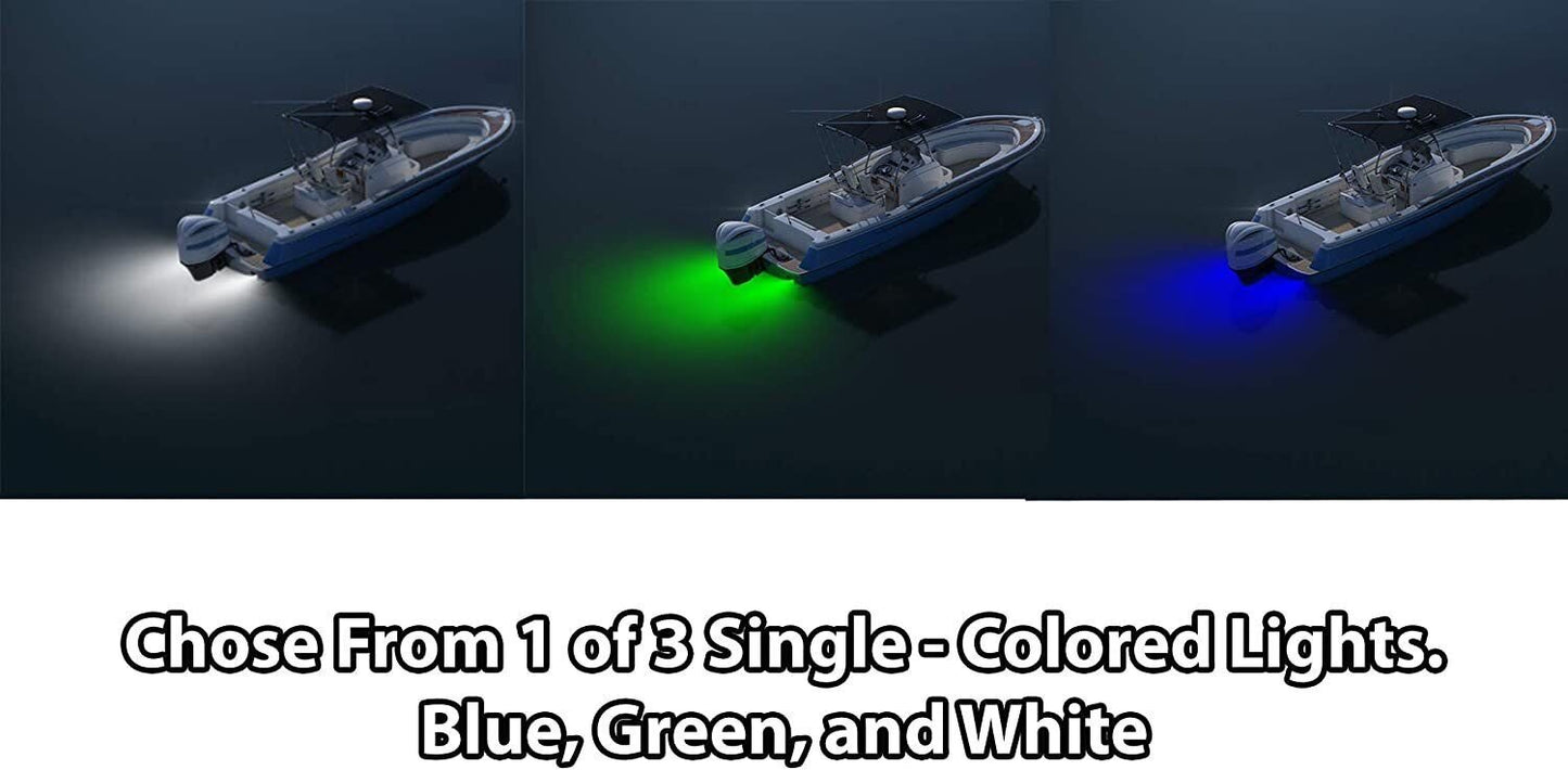 Underwater Boat Light Lumishore Smx11 White Surface Mount,