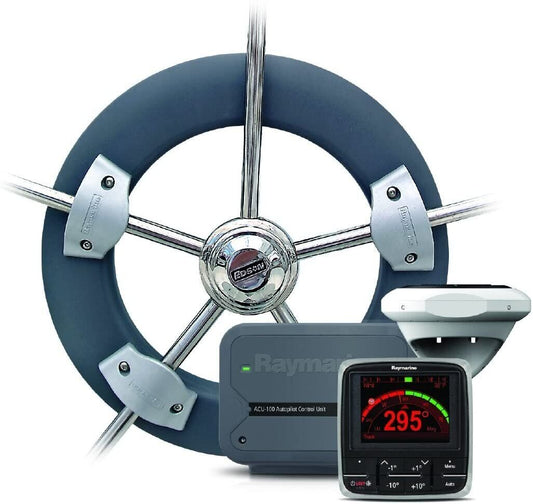 Raymarine EV-100 p70 Wheel Pilot Pack, Gray, Large (T70152)