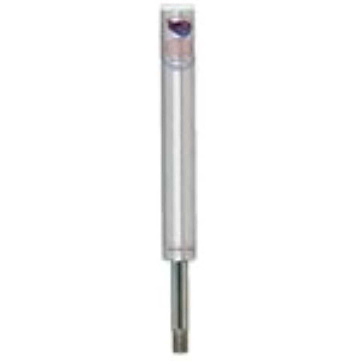Attwood Boat Seat Pedestal; Lock N Pin; Post Only; Fixed Height; 13" H x 1-1/2" D Post;
