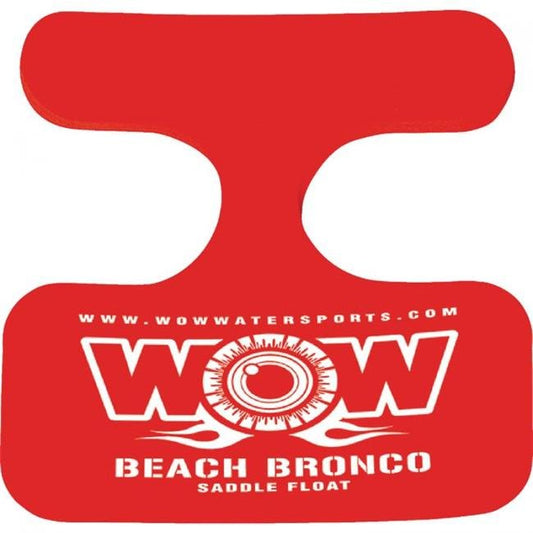 Wow Sports Beach Bronco Float WOW-142140 8.5 x 27 in. -; Red