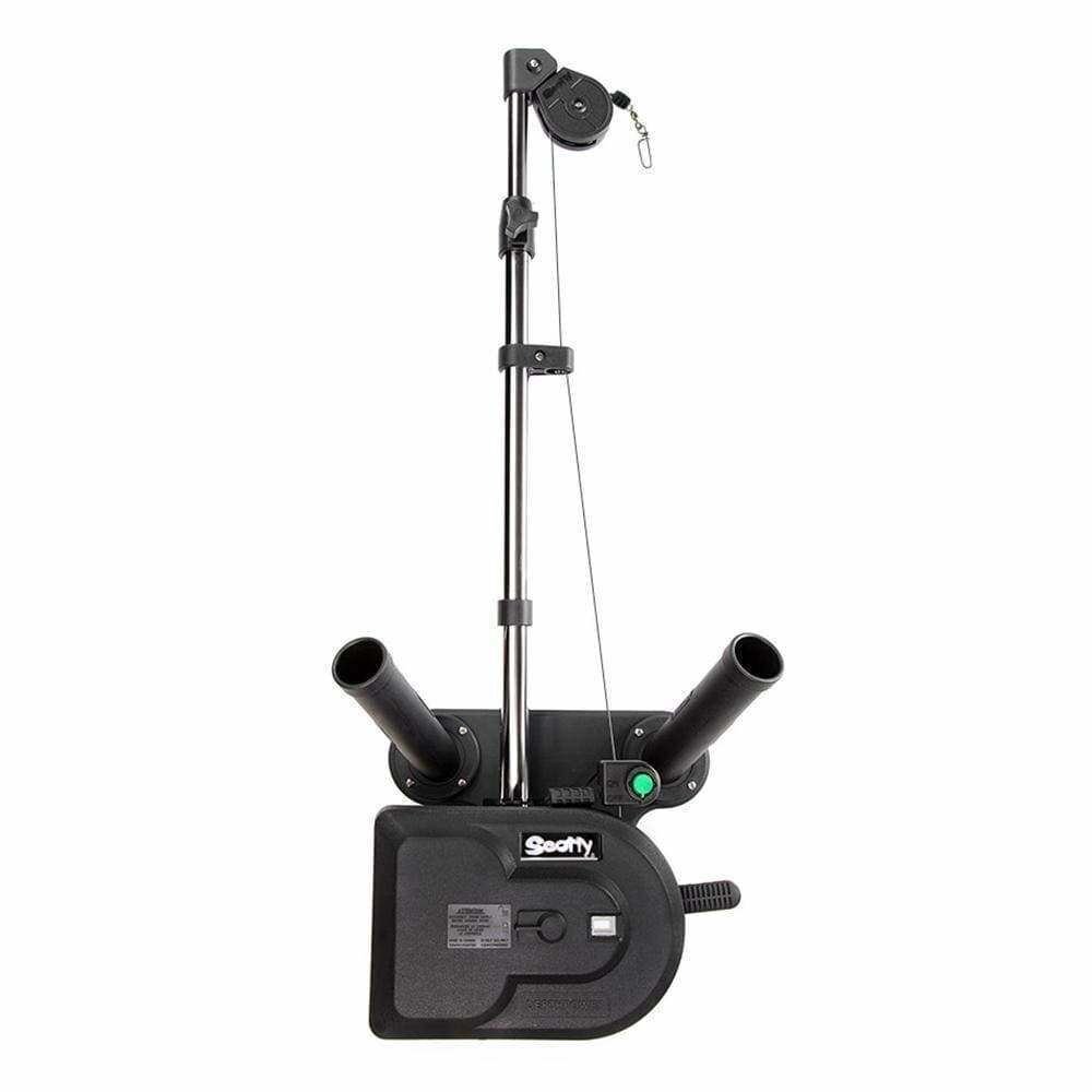 Scotty 1116 Propack 60" Telescoping Electric Downrigger w/ Dual Rod Holders