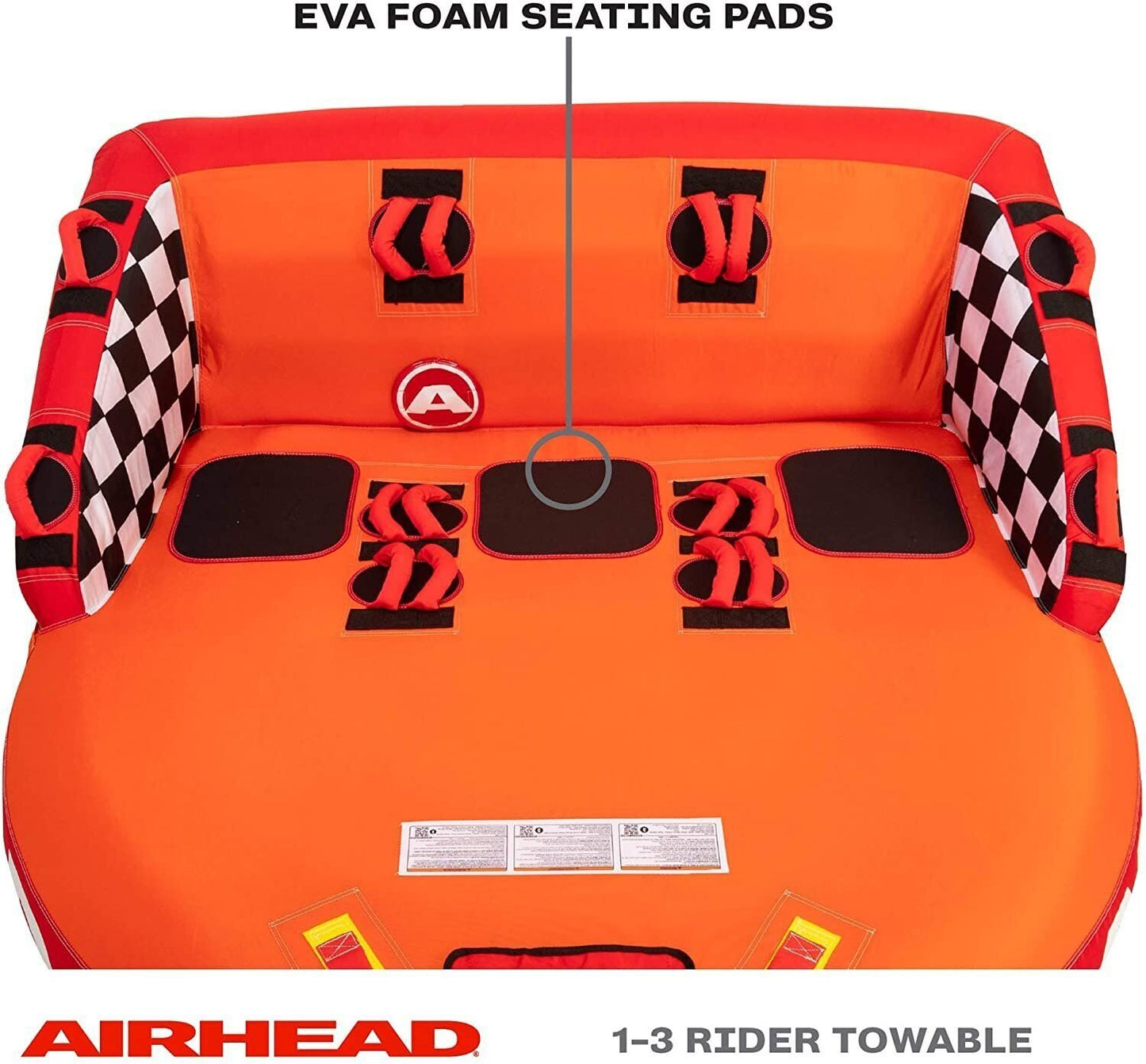 Towable Airhead Super Mable, 1-3 Rider Towable Tube for Boating